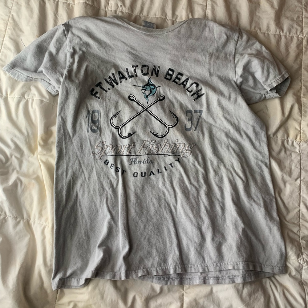 walton beach florida flishing short sleeve t